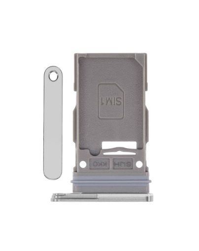 Single Sim Card Tray for Galaxy S22 Ultra 5G - PHANTOM WHITE