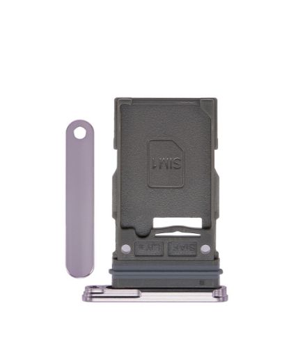 Single Sim Card Tray for Galaxy S23 / S23 Plus - LAVENDER