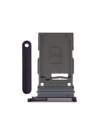 Single Sim Card Tray for Galaxy S23 / S23 Plus - PHANTOM BLACK