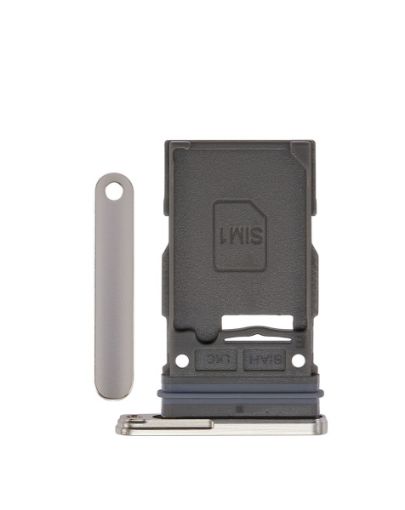 Single Sim Card Tray for Galaxy S23 Ultra - CREAM