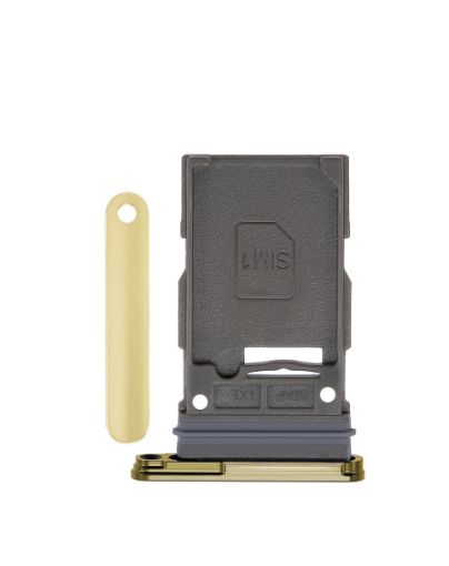 Single Sim Card Tray for Galaxy S24 / S24 Plus - AMBER YELLOW
