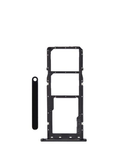 Dual Sim Card Tray for Galaxy A04E / A042 - BLACK
