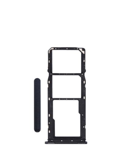 Dual Sim Card Tray for Galaxy A04 / A045 - BLACK