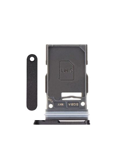 Single Sim Card Tray for Galaxy S24 FE - BLACK