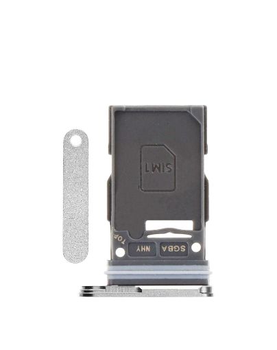 Single Sim Card Tray for Galaxy S24 FE - WHITE
