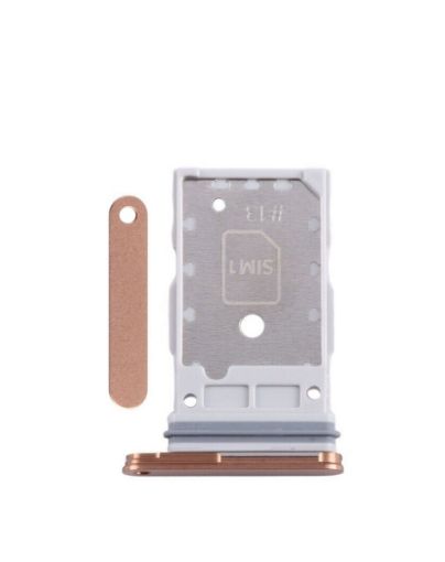 Single Sim Card Tray for Galaxy S24 Ultra - TITANIUM ORANGE