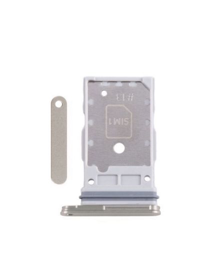 Single Sim Card Tray for Galaxy S24 Ultra 5G - TITANIUM GRAY