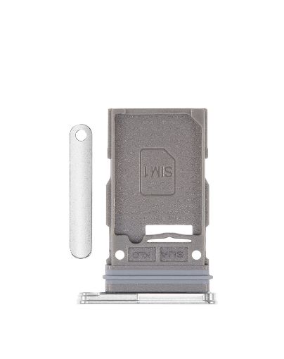 Single Sim Card Tray for Galaxy S25 / S25 Plus - WHITE