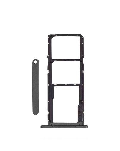 Dual Sim Card Tray for Galaxy A06 / A065 - BLACK