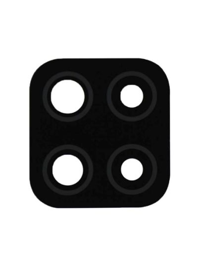 Back Camera Lens with Adhesive for Galaxy A12 / A125 - BLACK