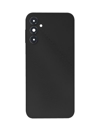 Back Glass with Camera Lens and Adhesive for Galaxy A14 / A145 - BLACK