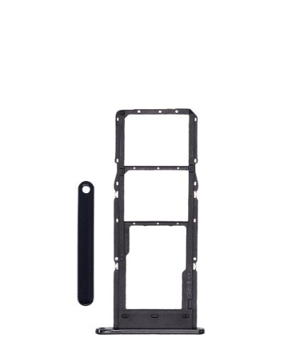Dual Sim Card Tray for Galaxy A14 4G / A145F - BLACK