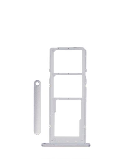 Dual Sim Card Tray for Galaxy A14 / A145F - SILVER