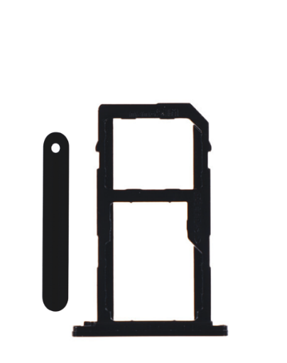 LG K30 / K10 / Phoenix Plus Sim Card Tray - BLACK
