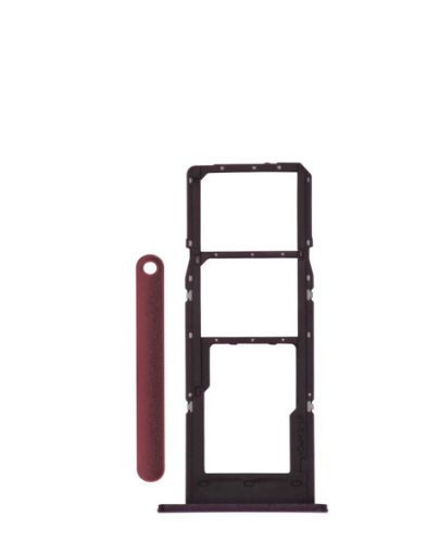 Dual Sim Card Tray for Galaxy A14 5G / A146 - DARK RED