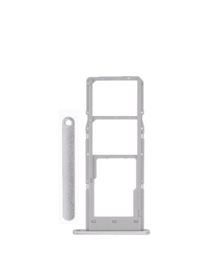 Dual Sim Card Tray for Galaxy A14 5G / A146 - SILVER