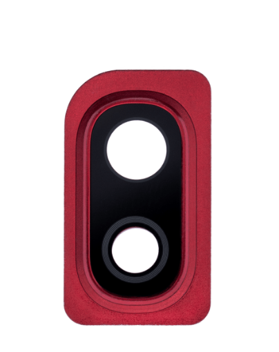 Back Camera Lens with Bracket for Galaxy A10 - RED