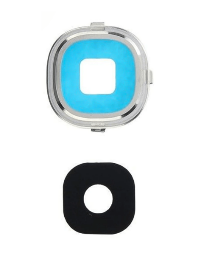Back Camera Lens with Bracket for Galaxy S4 - WHITE