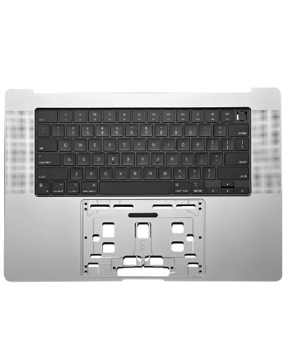Picture of Top Case w/ US Keyboard (SILVER) for MacBook Pro 16" (A2991 / Late 2023)