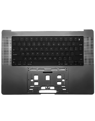 Picture of Top Case w/ US Keyboard (SPACE BLACK) for MacBook Pro 16" (A2991 / Late 2023)