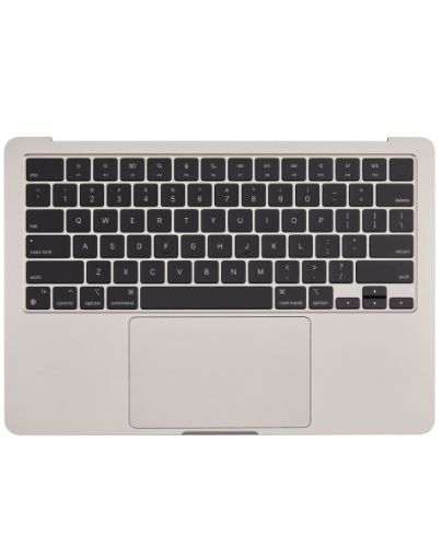 Picture of Top Case w/ US Keyboard & Touchpad (STARLIGHT) for MacBook Air 13" (A2681 / Mid 2022)