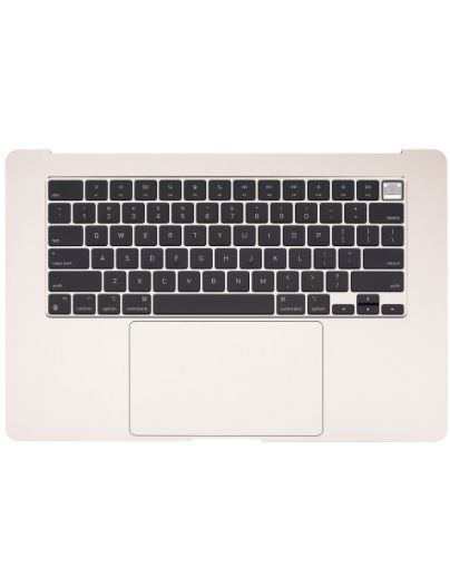 Picture of Top Case w/ US Keyboard & Touchpad (STARLIGHT) for MacBook Air 15" (A2941 / Mid 2023)