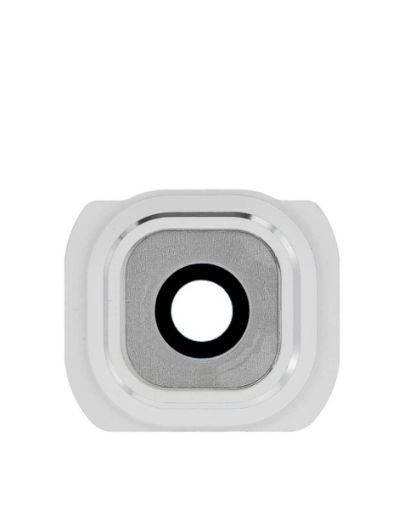 Back Camera Lens with Bracket for Galaxy S6 - WHITE