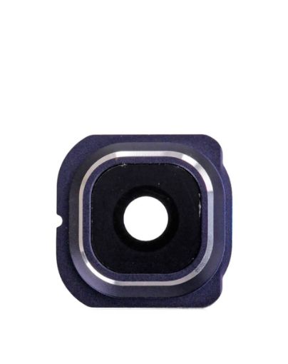 Back Camera Lens with Bracket for Galaxy S6 Edge - BLUE