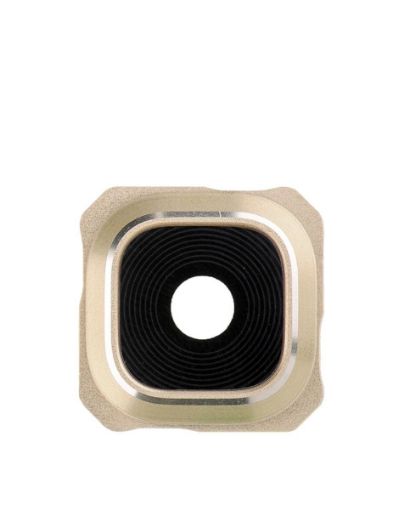 Back Camera Lens with Bracket for Galaxy S6 Edge+ - GOLD