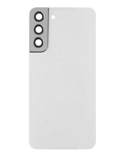 Back Glass with Camera Lens and Adhesive for Galaxy S22 Plus - PHANTOM WHITE
