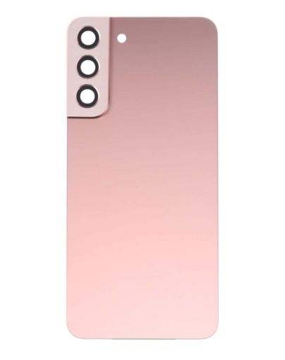 Back Glass with Camera Lens and Adhesive for Galaxy S22 Plus - PINK GOLD