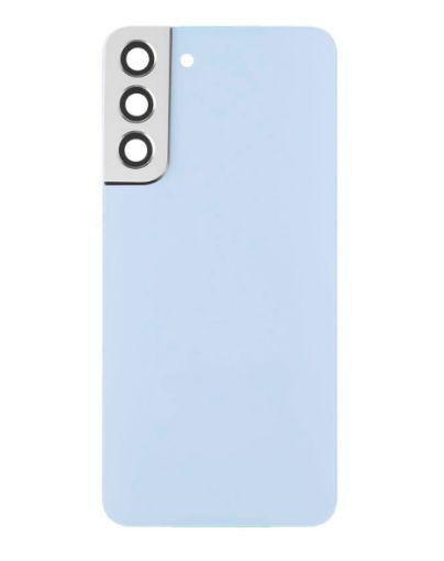 Back Glass with Camera Lens and Adhesive for Galaxy S22 Plus - SKY BLUE