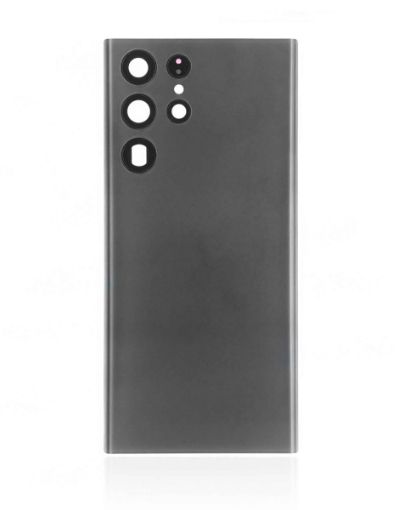 Back Glass with Camera Lens and Adhesive for Galaxy S22 Ultra - GRAPHITE