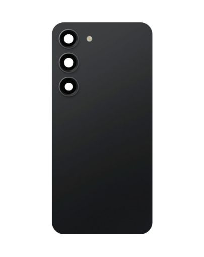 Back Glass with Camera Lens and Adhesive for Galaxy S23 - PHANTOM BLACK