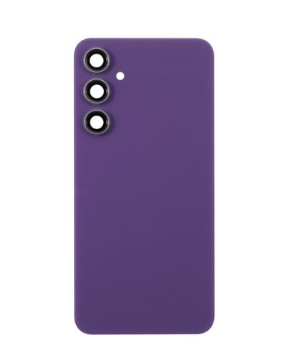 Back Glass with Camera Lens and Adhesive for Galaxy S23 FE - PURPLE