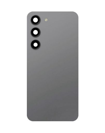 Back Glass with Camera Lens and Adhesive for Galaxy S23 Plus - GRAPHITE
