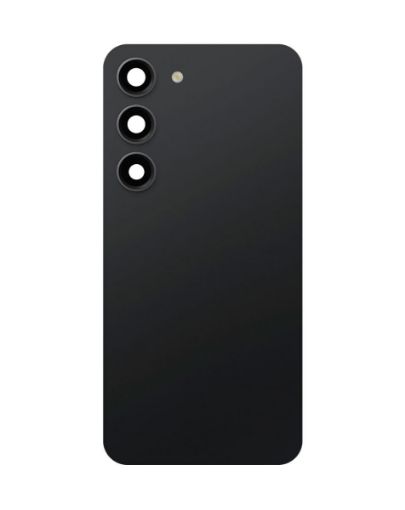 Back Glass with Camera Lens and Adhesive for Galaxy S23 Plus - PHANTOM BLACK