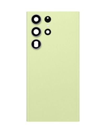 Back Glass with Camera Lens and Adhesive for Galaxy S23 Ultra - LIME