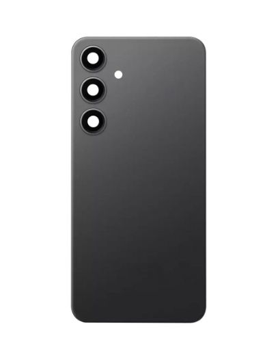 Back Glass with Camera Lens and Adhesive for Galaxy S24 Plus - ONYX BLACK