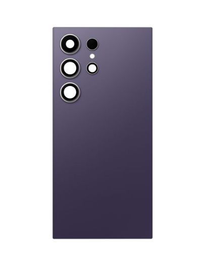 Back Glass with Camera Lens and Adhesive for Galaxy S24 Ultra - TITANIUM VIOLET