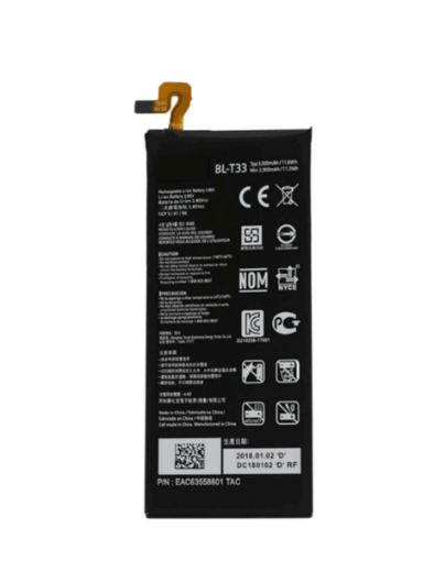 Picture of Replacement Battery for LG Q6 / Q6 Plus (M700 / X600) (BL-T33)