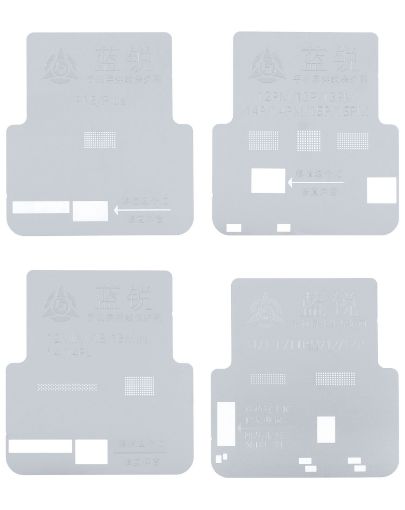 Picture of Lanrui LCD Screen IC Flex Cable Protection Stencil Set for iPhone 11 to 15 Pro Max