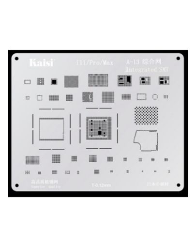 Picture of Kaisi A13 2D BGA Reballing Stencil CPU IC Chip Soldering Net for iPhone 11 / 11P / 11PM (A13)