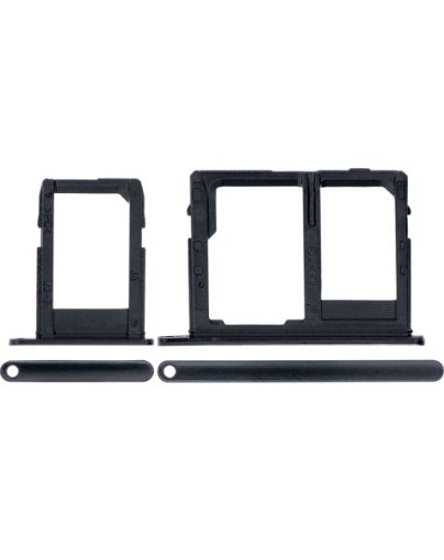 Picture of Sim Card Tray for Galaxy J8 (J810) (BLACK) (2 PIECE SET)