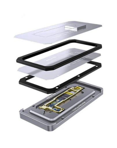 Picture of AiXun Z14 4-in-1 Motherboard Middle Frame Planting Tin Stand for iPhone 14 / 14 PL / 14 P / 14PM