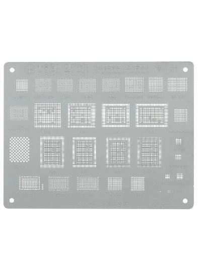 Picture of iPhone X to 16 PM MiJing Baseband / Hard Disk / WiFi / NFC / Chip Board Carrying BGA Reballing Stencil