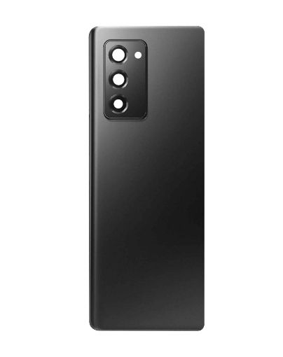 Picture of Back Glass for Galaxy Z Fold 2 F916 (NO LOGO) (MYSTIC BLACK)