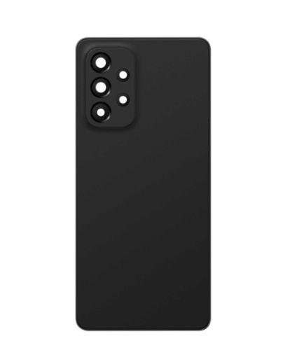 Picture of Back Glass with Camera Lens and Adhesive for Galaxy A53 5G (A536 / 2022) (NO LOGO) (BLACK)