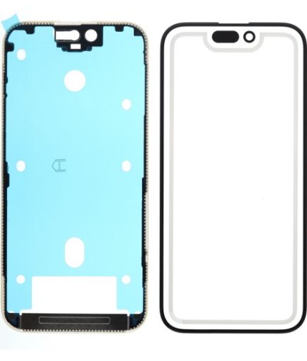 Picture of 3in1 (Front Glass + Frame + OCA) (Premium) for iPhone 15 Pro (G+ Oca Pro)