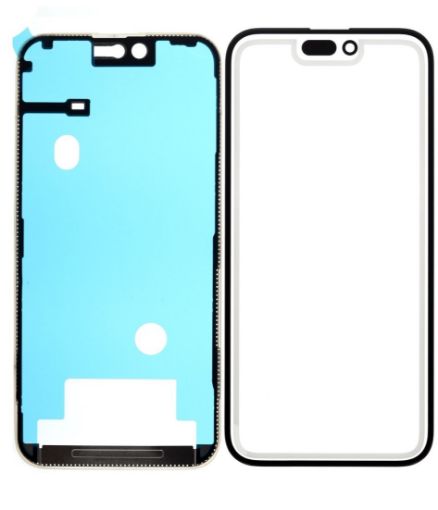 Picture of 3in1 (Front Glass + Frame + OCA) (Premium) for iPhone 15 Pro Max (G+ Oca Pro)